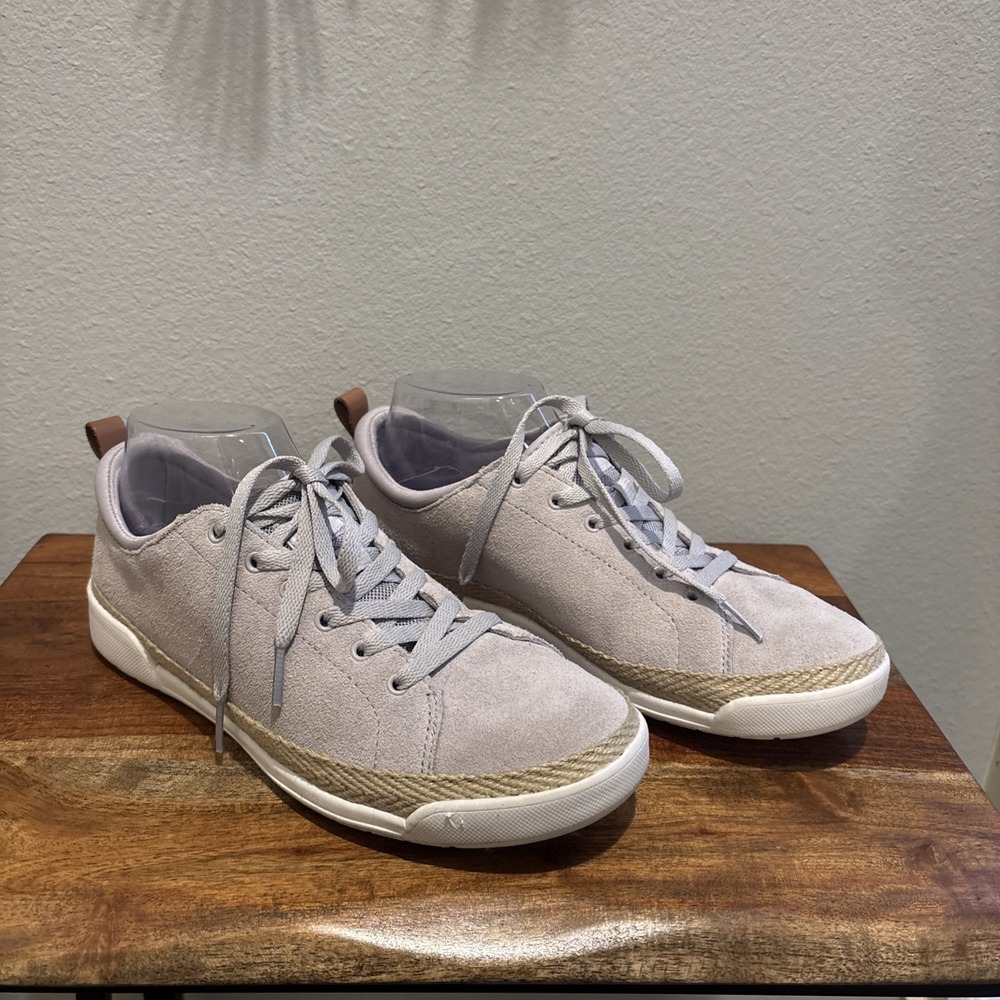 RYKA Olyssia Womens Suede Lace Up Sneaker 7.5W ‎ Comfy Athletic Casual Walk